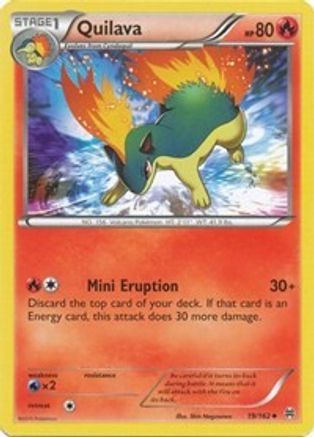 Quilava 019/162 - XY BREAKthrough Reverse Holofoil