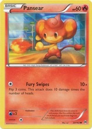 Pansear 023/162 - XY BREAKthrough Reverse Holofoil