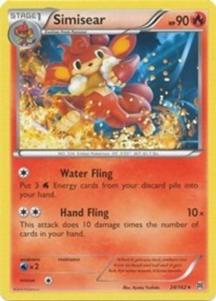 Simisear 024/162 - XY BREAKthrough Reverse Holofoil