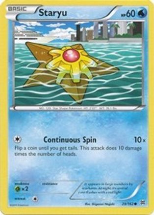 Staryu 029/162 - XY BREAKthrough Reverse Holofoil