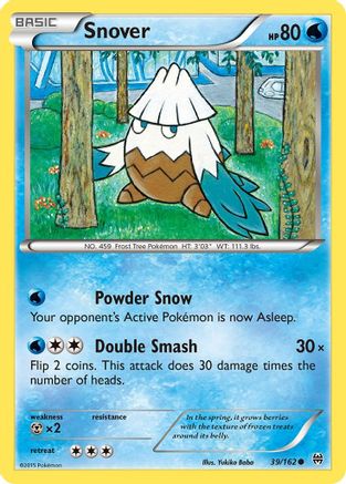 Snover 039/162 - XY BREAKthrough Reverse Holofoil