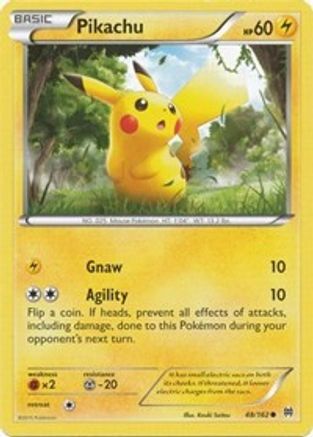 Pikachu 048/162 - XY BREAKthrough Reverse Holofoil