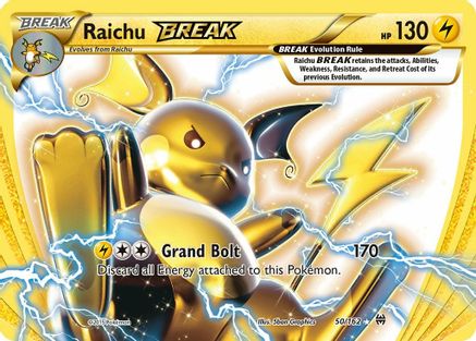 Raichu BREAK 050/162 - XY BREAKthrough Holofoil