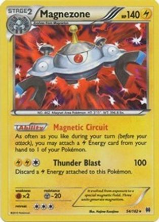Magnezone 054/162 - XY BREAKthrough Reverse Holofoil
