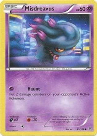 Misdreavus 065/162 - XY BREAKthrough Reverse Holofoil
