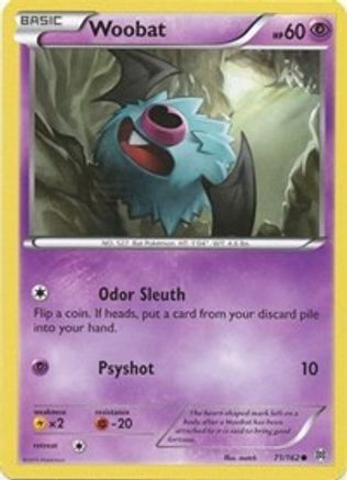 Woobat 071/162 - XY BREAKthrough Reverse Holofoil
