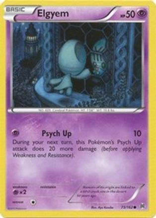 Elgyem 073/162 - XY BREAKthrough Reverse Holofoil