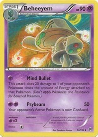 Beheeyem 074/162 - XY BREAKthrough Reverse Holofoil