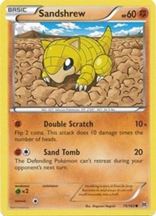 Sandshrew 075/162 - XY BREAKthrough Reverse Holofoil