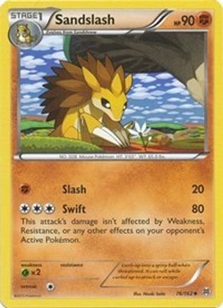 Sandslash 076/162 - XY BREAKthrough Reverse Holofoil