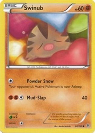 Swinub 080/162 - XY BREAKthrough Reverse Holofoil