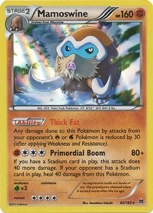 Mamoswine 082/162 - XY BREAKthrough Reverse Holofoil