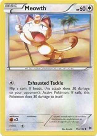 Meowth 114/162 - XY BREAKthrough