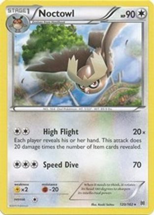 Noctowl 120/162 - XY BREAKthrough Reverse Holofoil
