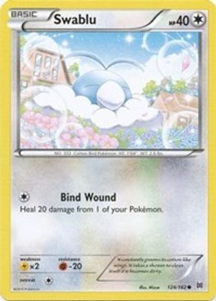 Swablu 124/162 - XY BREAKthrough Reverse Holofoil