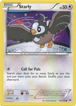 Starly 125/162 - XY BREAKthrough Reverse Holofoil