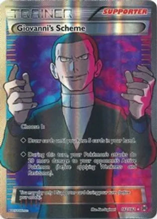 Pokemon: Giovanni's Scheme Breakthrough 162/162 - Light Play