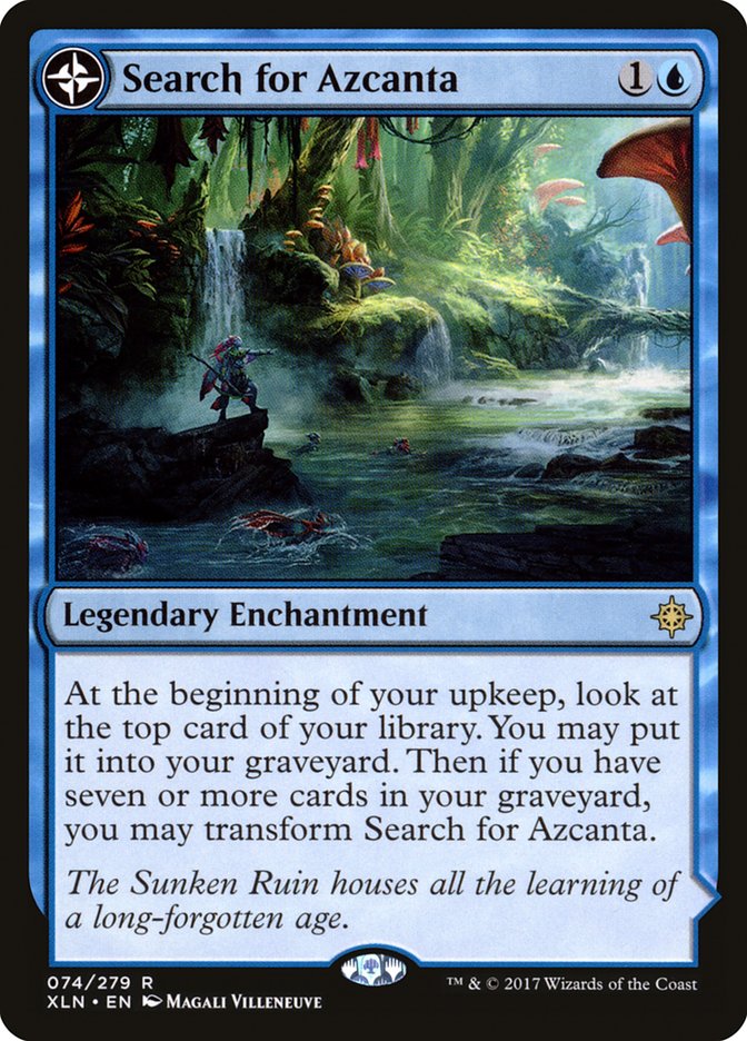 Search for Azcanta // Azcanta, the Sunken Ruin (XLN-074) - Ixalan: (compasslanddfc) Foil