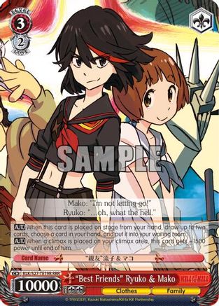 "Best Friends" Ryuko & Mako (RRR) (KLK/S27-TE19R RRR) - KILL la KILL