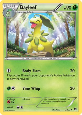 Bayleef 002/122 - XY BREAKpoint Reverse Holofoil