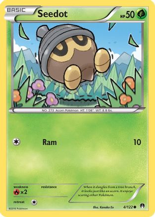 Seedot 004/122 - XY BREAKpoint Reverse Holofoil