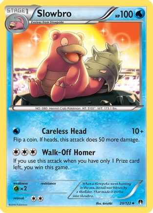 Slowbro 020/122 - XY BREAKpoint Reverse Holofoil