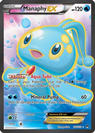Manaphy EX (Full Art) 116/122 - XY BREAKpoint Holofoil