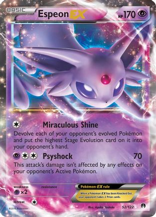 Espeon EX 052/122 - XY BREAKpoint Holofoil