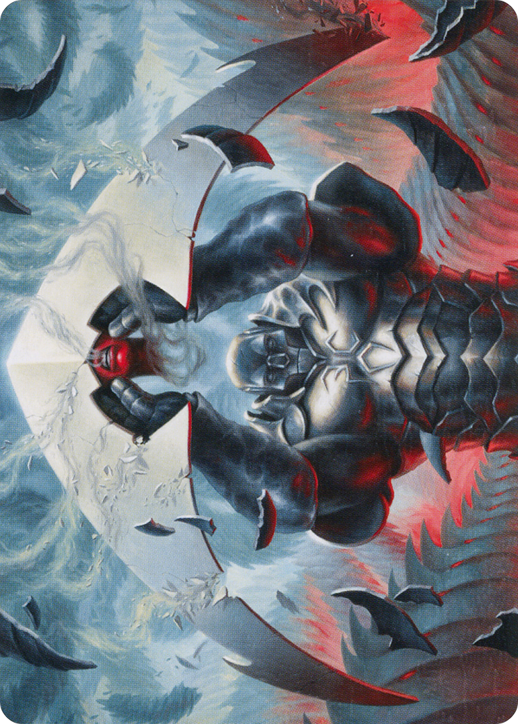 Mirrodin Avenged // Mirrodin Avenged (AMOM-026) - March of the Machine Art Series (Borderless) Foil