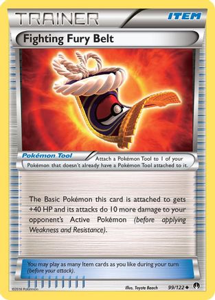Fighting Fury Belt 099/122 - XY BREAKpoint
