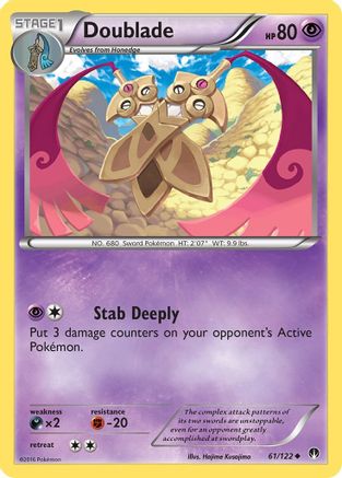Doublade 061/122 - XY BREAKpoint Reverse Holofoil