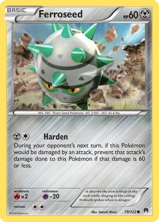 Ferroseed 079/122 - XY BREAKpoint Reverse Holofoil