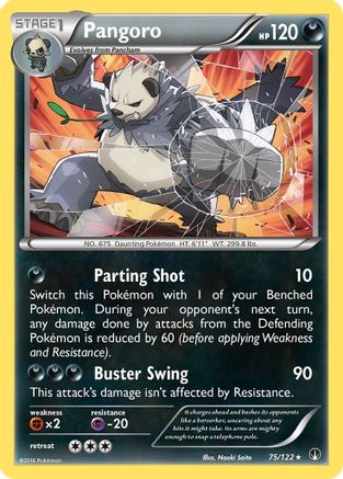 Pangoro 075/122 - XY BREAKpoint Reverse Holofoil