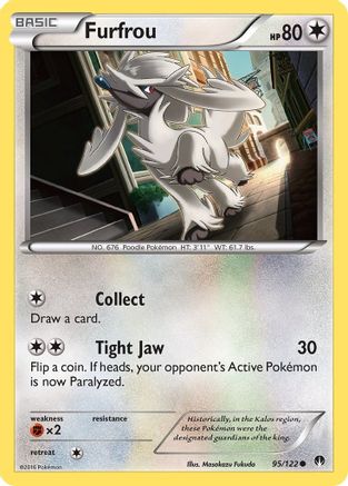 Furfrou 095/122 - XY BREAKpoint Reverse Holofoil