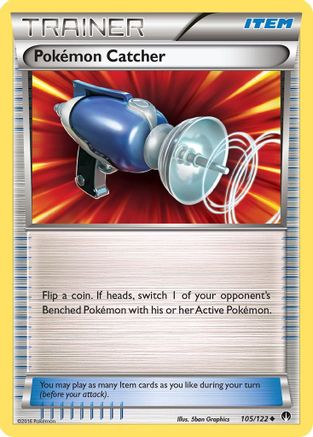 Pokemon Catcher 105/122 - XY BREAKpoint Reverse Holofoil