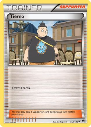 Tierno 112/122 - XY BREAKpoint Reverse Holofoil