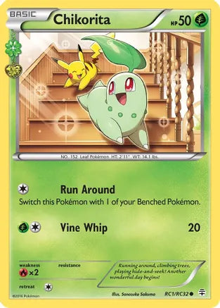 Pokemon: Chikorita Generations RC1/RC32 - Near Mint