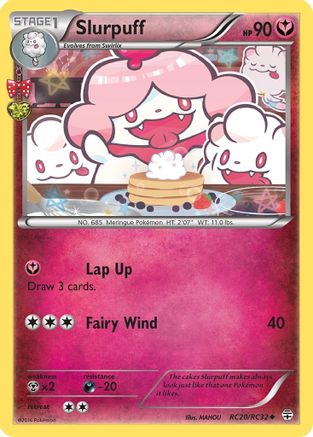 Slurpuff RC20/RC32 - Generations Radiant Collection Holofoil