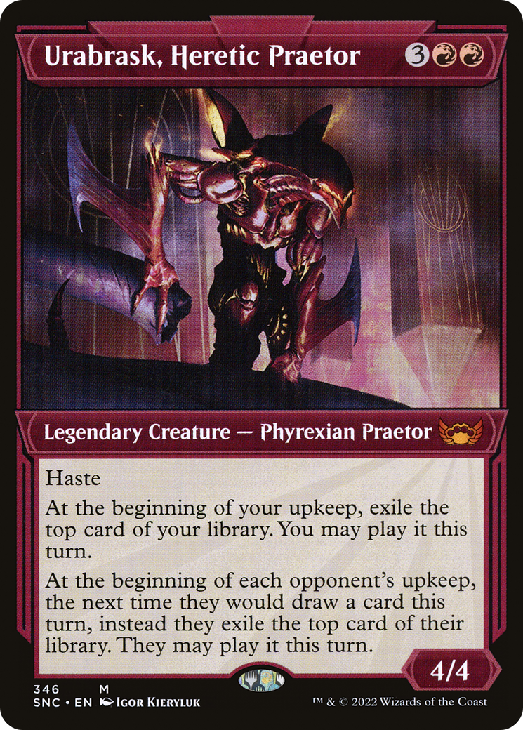 Urabrask, Heretic Praetor (SNC-346) - Streets of New Capenna: (Showcase)