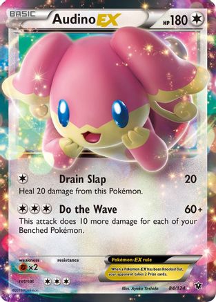 Audino EX 084/124 - XY Fates Collide Holofoil