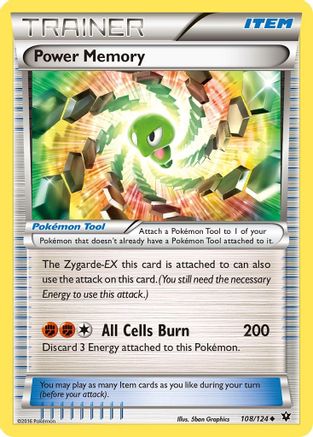 Power Memory 108/124 - XY Fates Collide Reverse Holofoil