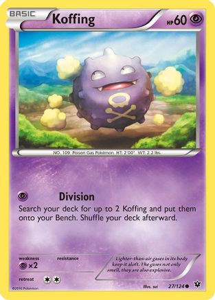 Koffing 027/124 - XY Fates Collide