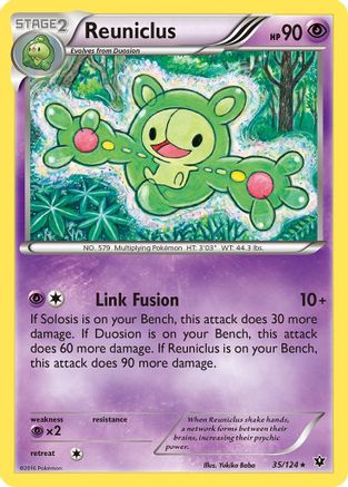 Reuniclus 035/124 - XY Fates Collide Reverse Holofoil