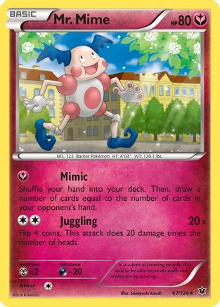 Mr. Mime 067/124 - XY Fates Collide