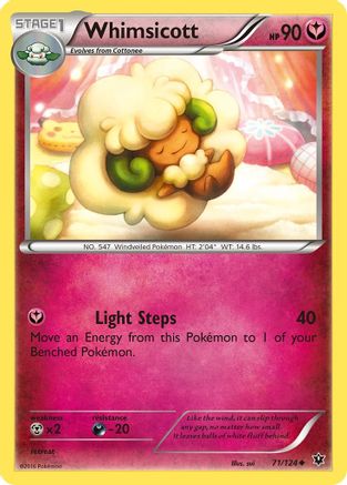 Whimsicott 071/124 - XY Fates Collide Reverse Holofoil