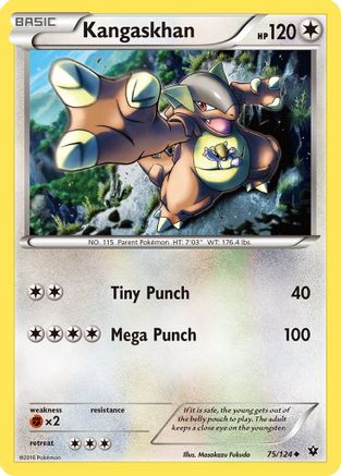 Kangaskhan 075/124 - XY Fates Collide