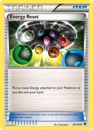 Energy Reset 098/124 - XY Fates Collide