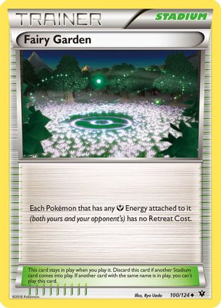 Fairy Garden 100/124 - XY Fates Collide Reverse Holofoil