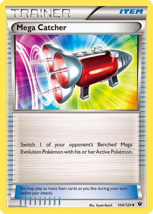Mega Catcher 104/124 - XY Fates Collide Reverse Holofoil