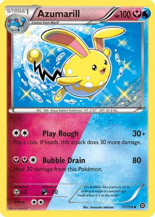 Azumarill 077/114 - XY Steam Siege